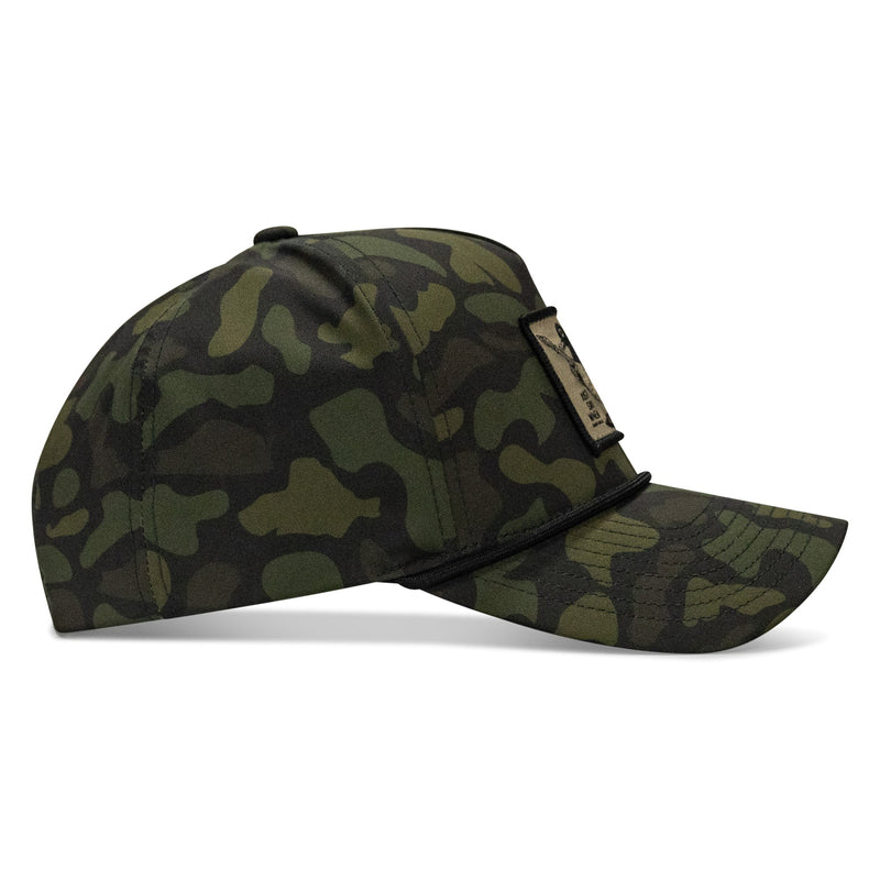 Load image into Gallery viewer, Just Say When Patch 5 Pannel Rope Snapback
