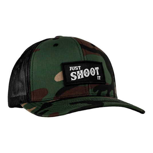 Just Shoot It Patch Snapback Hat