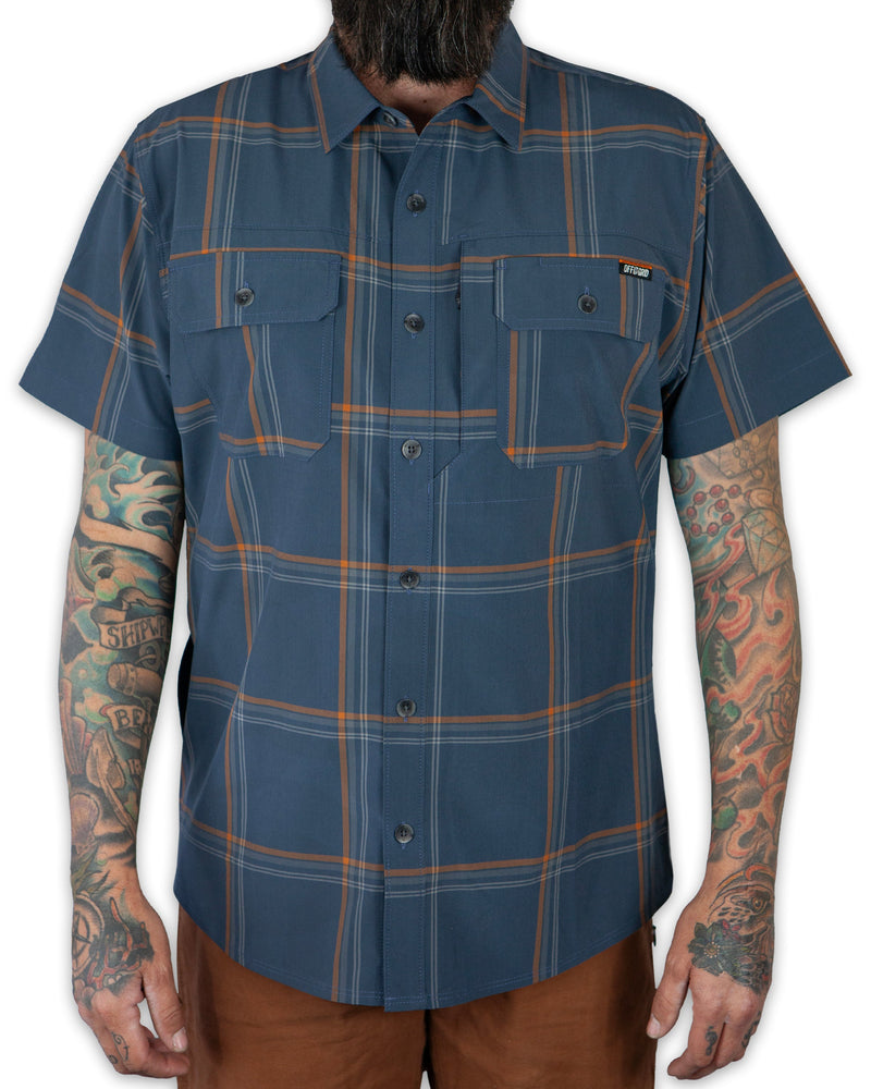 Load image into Gallery viewer, Jack Knife SS Shirt - Dk Gray Blue
