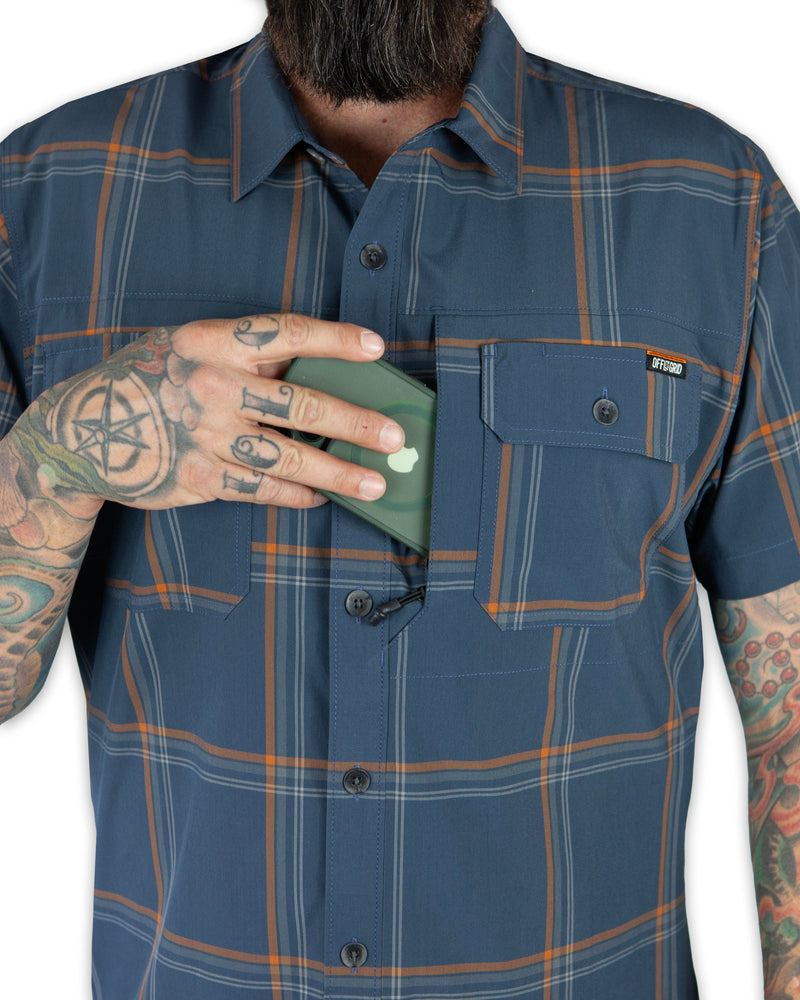 Load image into Gallery viewer, Jack Knife SS Shirt - Dk Gray Blue
