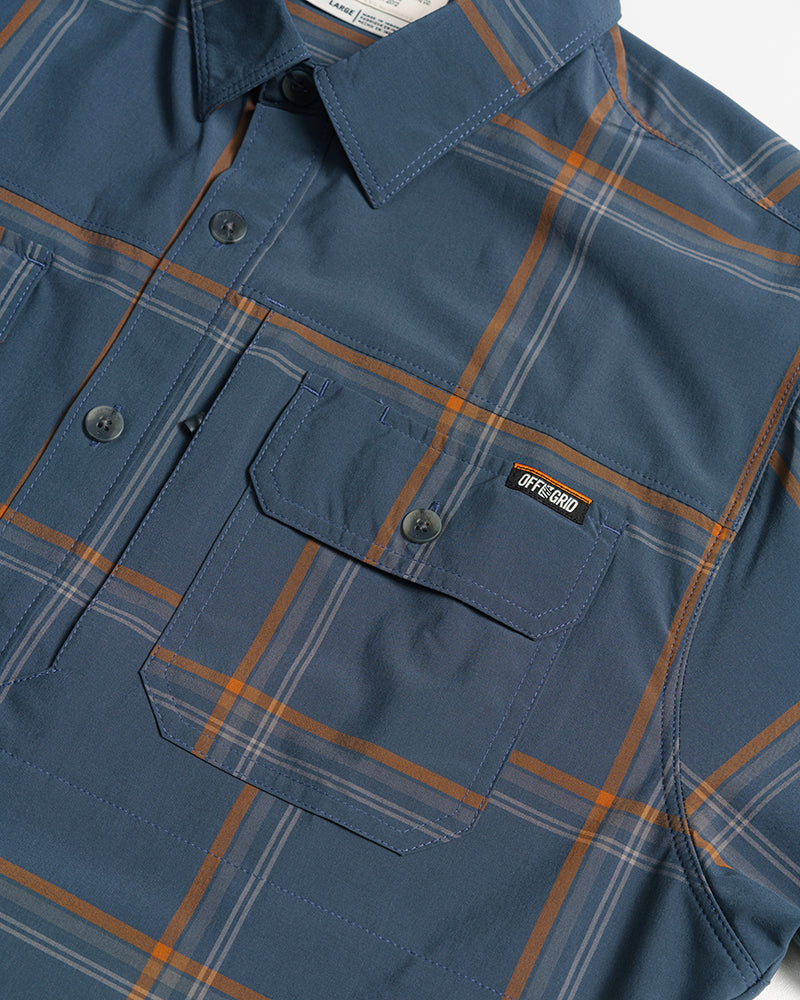 Load image into Gallery viewer, Jack Knife SS Shirt - Dk Gray Blue
