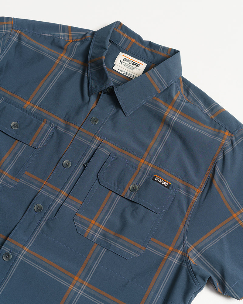 Load image into Gallery viewer, Jack Knife SS Shirt - Dk Gray Blue
