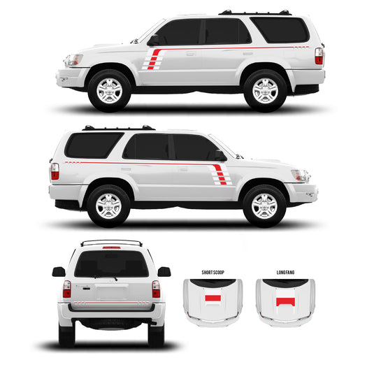 1996-2002 & 2003-2009 4Runner Checkered Stripe Kit