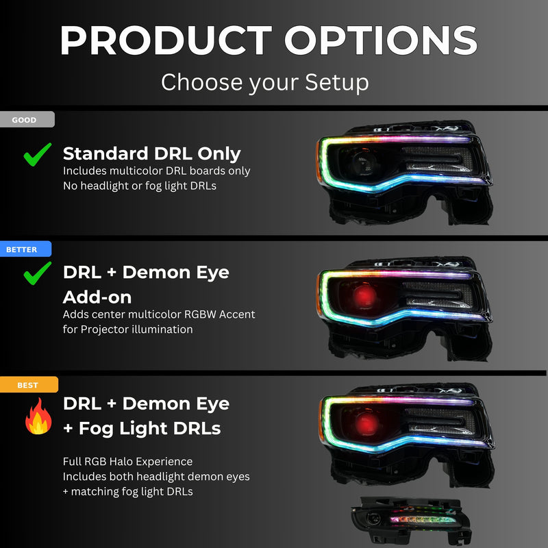 Load image into Gallery viewer, Jeep Grand Cherokee Multicolor DRL Boards (2014-2021)
