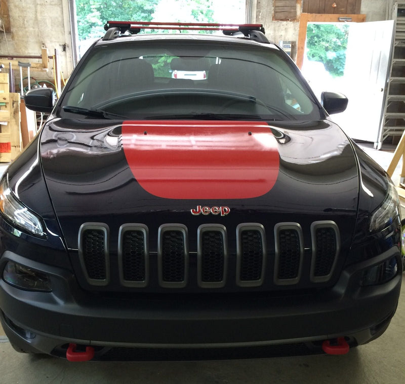 Load image into Gallery viewer, Hood Decal for 2014-2019 Jeep Cherokee Trailhawk
