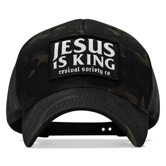 Jesus Is King Patch Snapback Hat