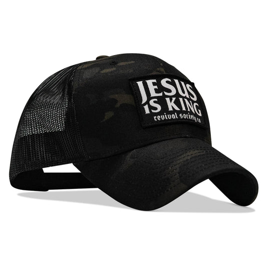Jesus Is King Patch Snapback Hat