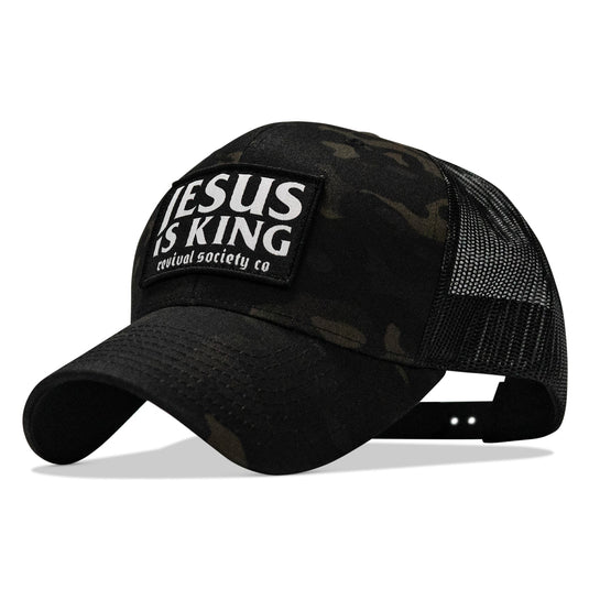 Jesus Is King Patch Snapback Hat