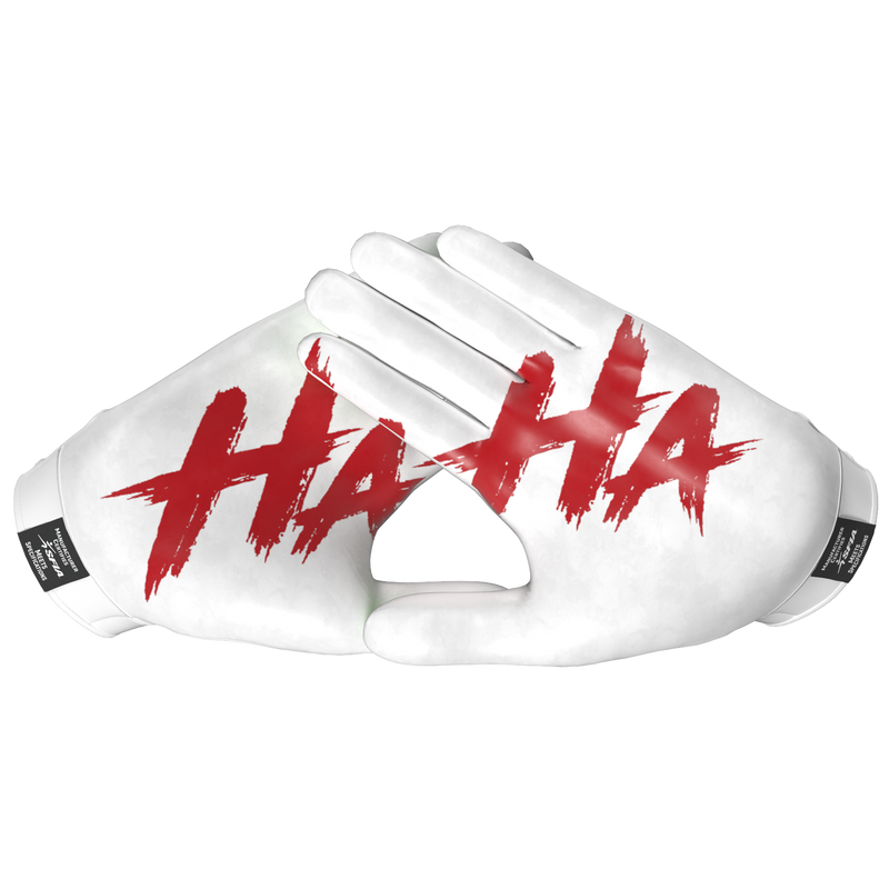 Load image into Gallery viewer, The Officially Licensed Joker Football Gloves - VPS3 by Phenom Elite
