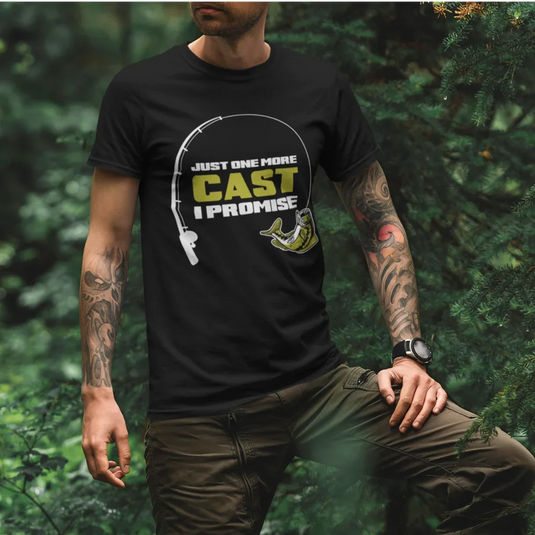 Just One More Cast Man T-Shirt
