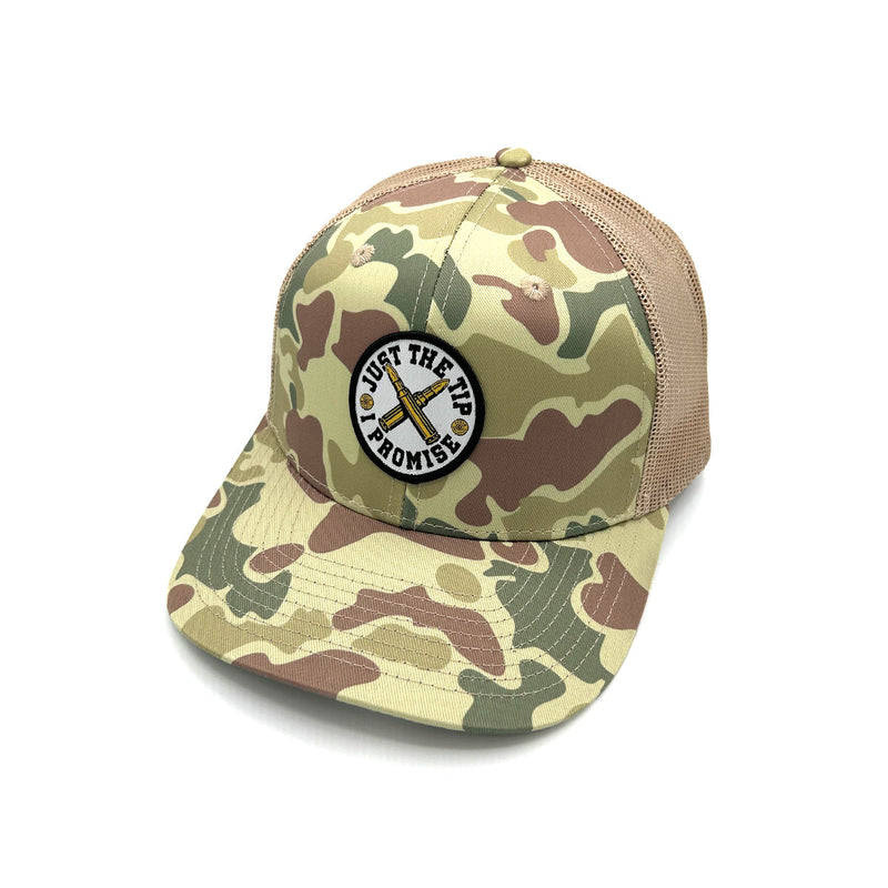 Load image into Gallery viewer, Just the Tip Woven Patch Hat
