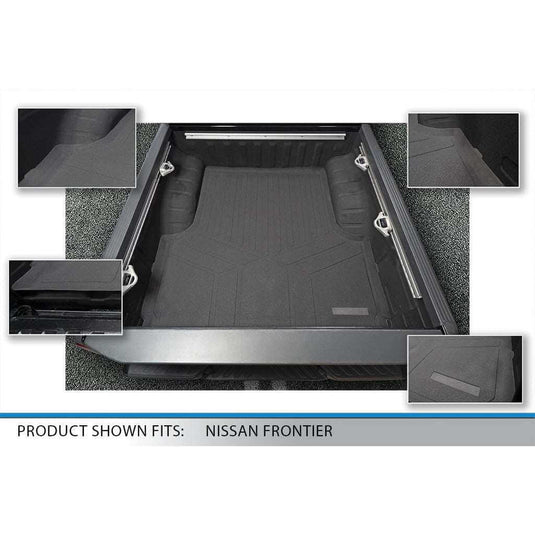 SmartCoverage™ Custom Fit Floor Liners For 2004-2021 Nissan Frontier (Crew Cab Short Bed)- K0121