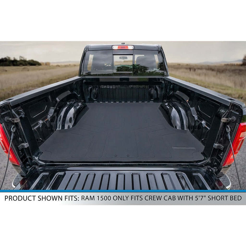 Load image into Gallery viewer, SmartCoverage™ Custom Fit Floor Liners For 2019-2024 RAM 1500 Crew Cab (5&#39;7 Short Bed Only)- K0369
