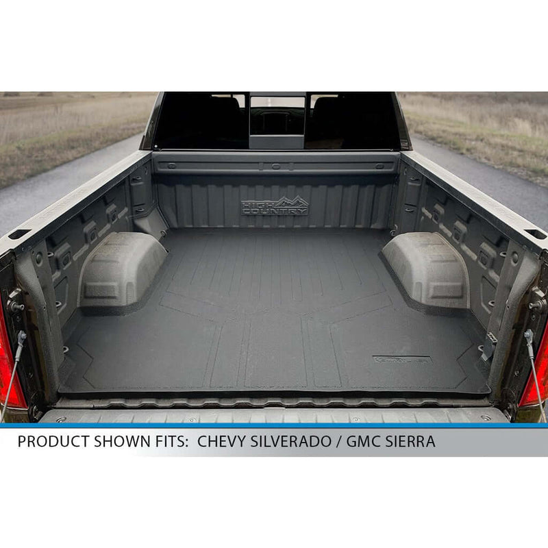 Load image into Gallery viewer, SmartCoverage™ Custom Fit Floor Liners For 2019-2024 Silverado/Sierra 1500 Crew Cab With 1st Row Bucket Seats &amp; Vinyl Floor
