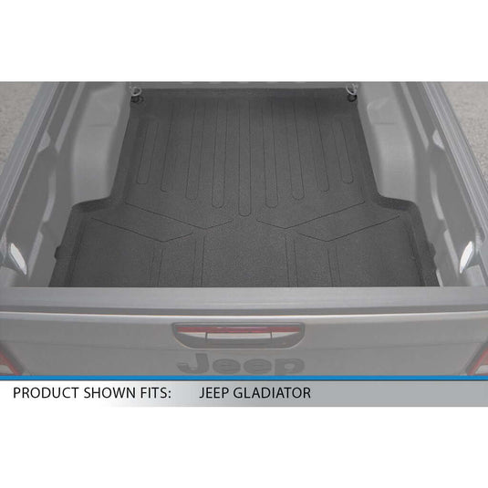 SmartCoverage™ Custom Fit Floor Liners For 2020-2025 Jeep Gladiator Crew Cab (5' Bed Size Only)- K0459