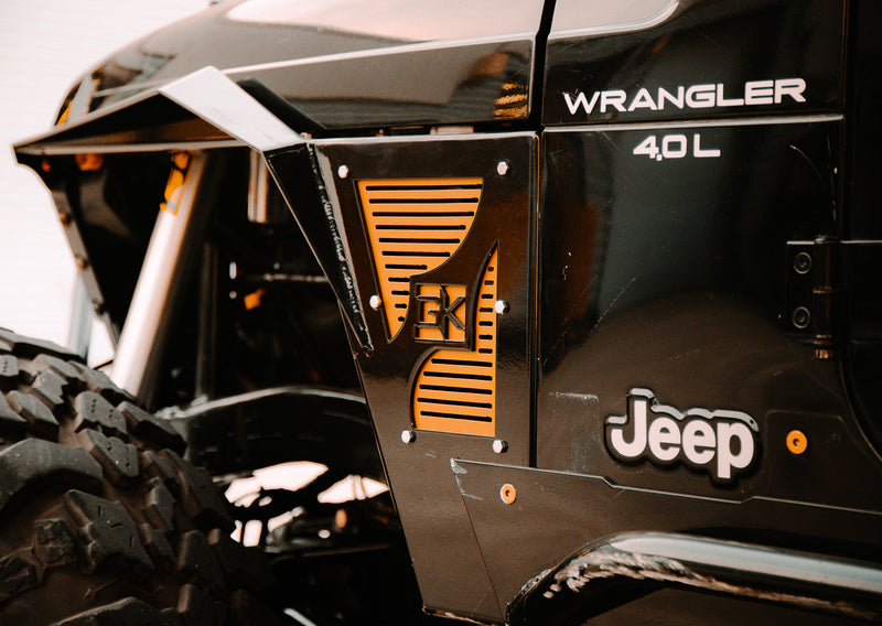 Load image into Gallery viewer, Diamond Series High Clearance Front Fenders w/Comp Inners for Jeep TJ Wrangler
