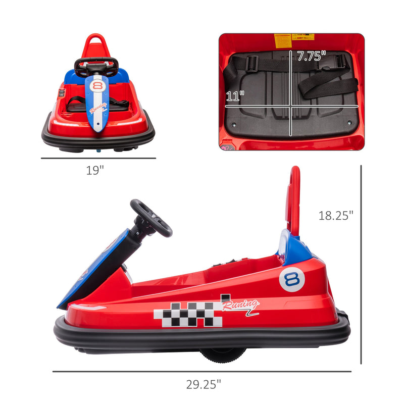 Load image into Gallery viewer, 360° Rotating Electric Bumper Car for Kids - Fun Ride On Toy with 6V Battery
