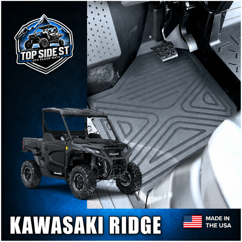 Load image into Gallery viewer, Kawasaki RiDGE HD 9mm Rubber Mats (2024 - current)
