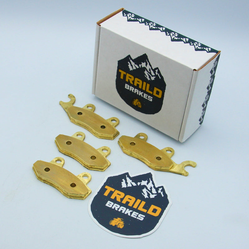 Load image into Gallery viewer, Yamaha YFZ 450 2004-2005 Brass Brake Pad Set
