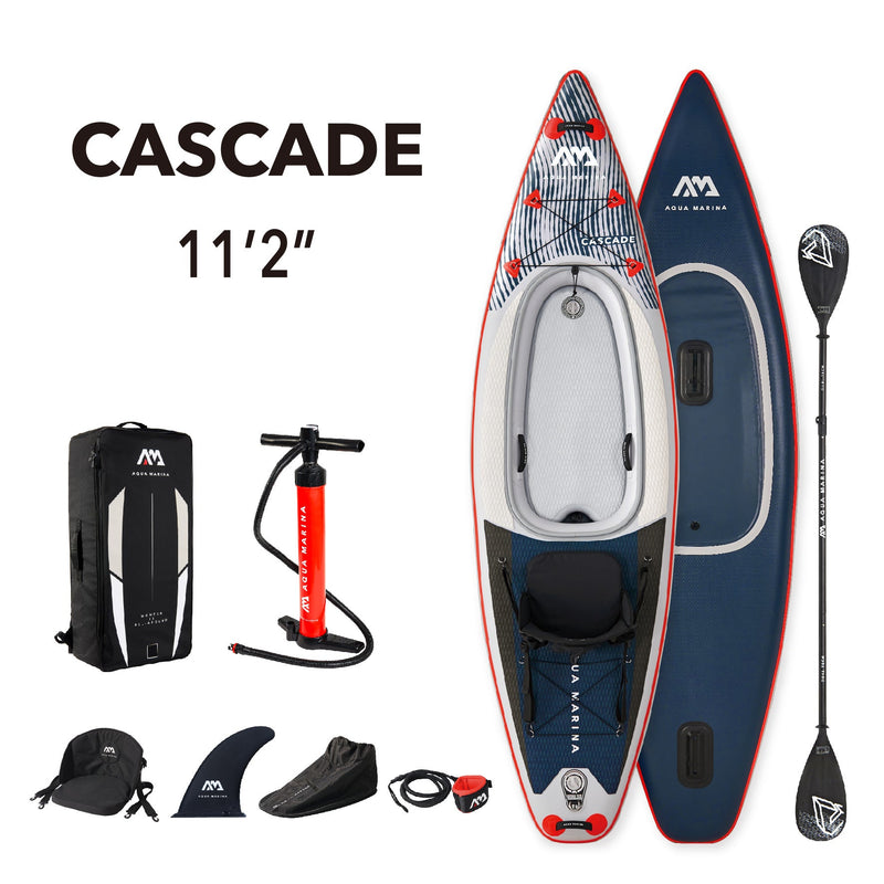 Load image into Gallery viewer, Aqua Marina CASCADE 11'2" Inflatable Hybrid Kayak
