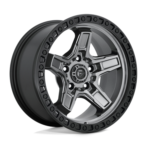 Fuel 1 Pc D698 Kicker Matte Gun Metal Black Bead Ring