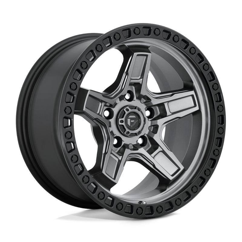 Load image into Gallery viewer, Fuel 1 Pc D698 Kicker Matte Gun Metal Black Bead Ring
