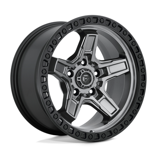 Fuel 1 Pc D698 Kicker Matte Gun Metal Black Bead Ring