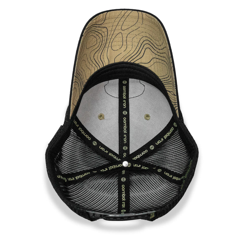 Load image into Gallery viewer, Kill Bad Vibes Skull Patch Original Ripstop Snapback Hat

