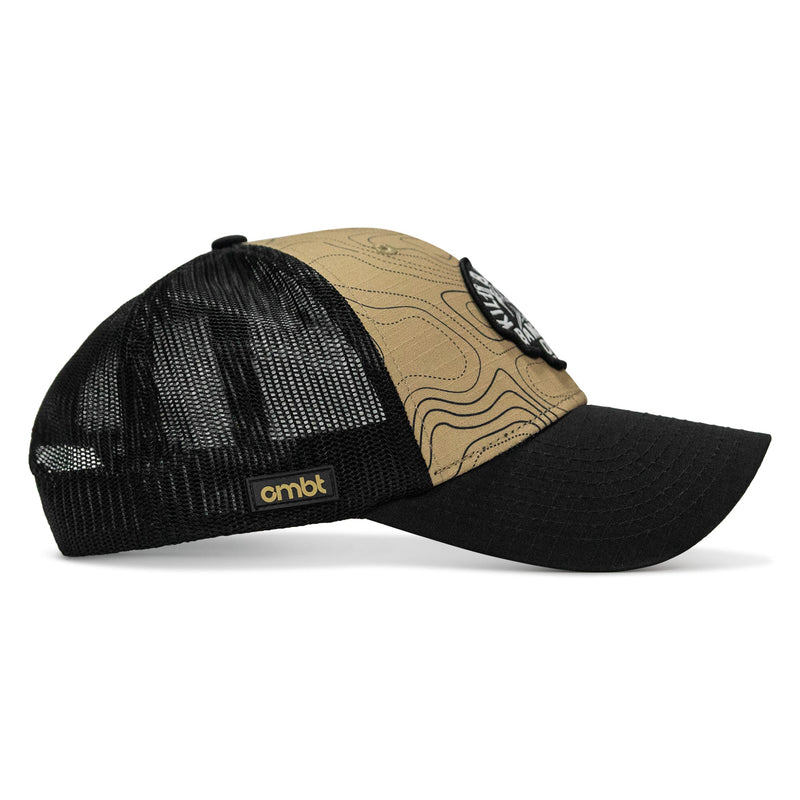 Load image into Gallery viewer, Kill Bad Vibes Skull Patch Original Ripstop Snapback Hat
