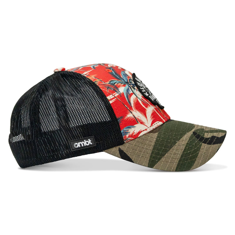 Load image into Gallery viewer, Kill Bad Vibes Skull Patch Original Ripstop Snapback Hat
