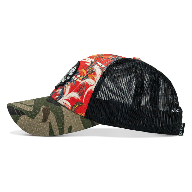 Load image into Gallery viewer, Kill Bad Vibes Skull Patch Original Ripstop Snapback Hat
