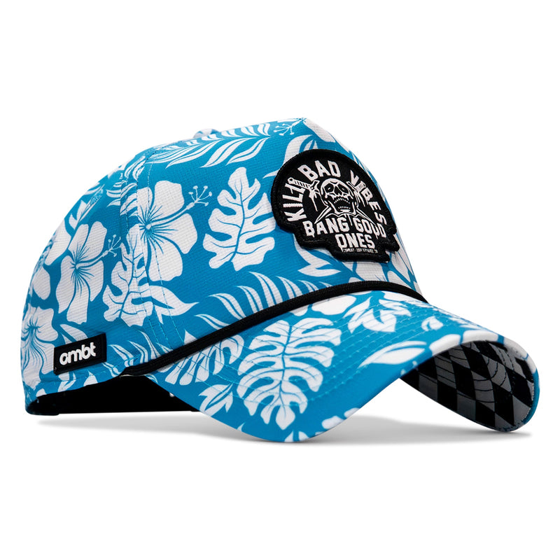 Load image into Gallery viewer, Kill Bad Vibes Skull Weekender Rope Snapback Hat
