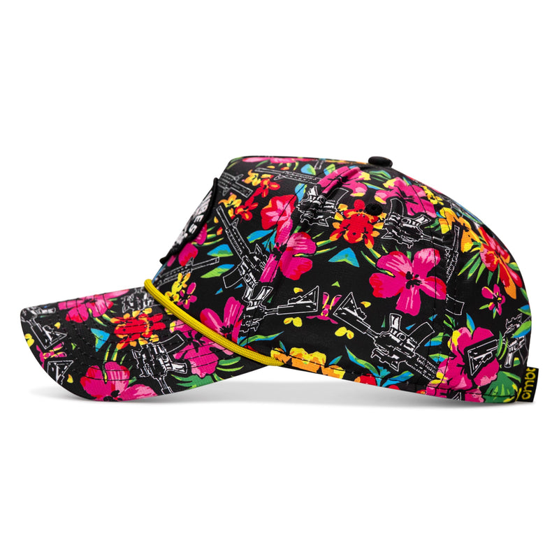 Load image into Gallery viewer, Kill Bad Vibes Skull Weekender Rope Snapback Hat
