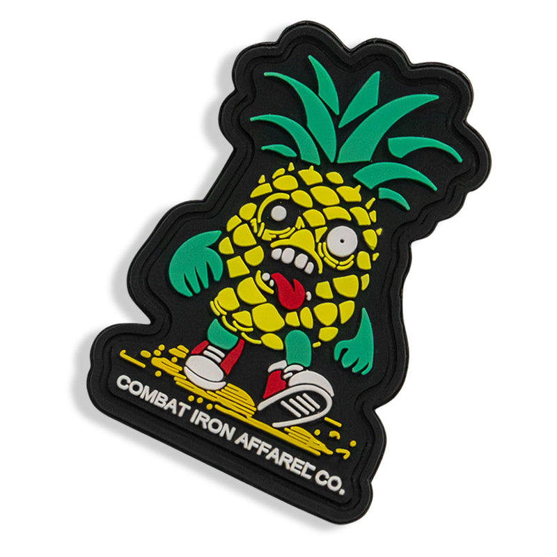 Load image into Gallery viewer, Kill Bad Vibes Pineapple Man PVC Patch
