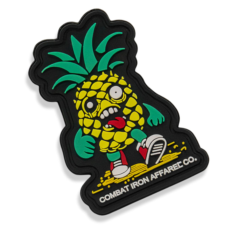 Load image into Gallery viewer, Kill Bad Vibes Pineapple Man PVC Patch
