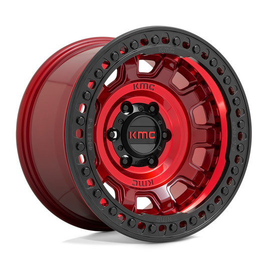 Kmc Km236 Tank Beadlock Candy Red