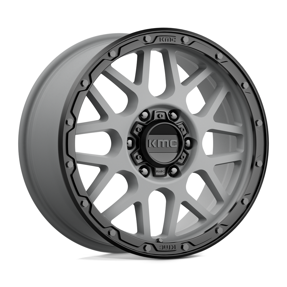 Kmc Km535 Grenade Off Road Matte Gray Matte Black Lip