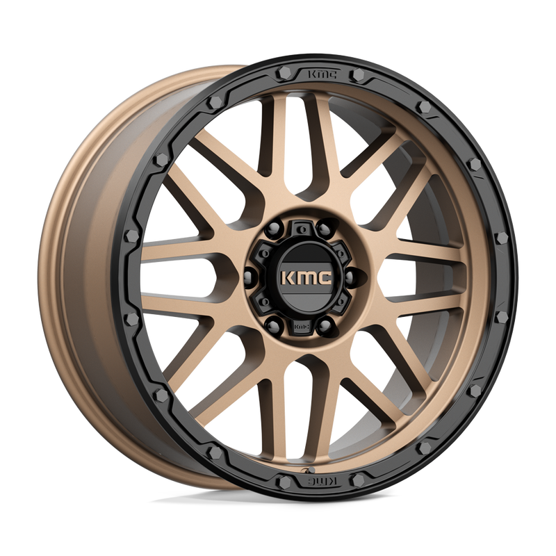 Load image into Gallery viewer, Kmc Km535 Grenade Off Road Matte Bronze Matte Black Lip
