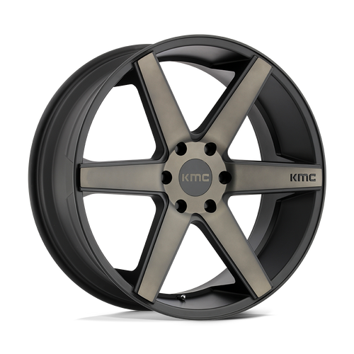 Kmc Km704 District Truck Matte Black Dark Tint