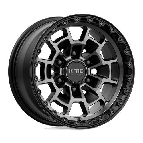 Kmc Km718 Summit Satin Black With Gray Tint