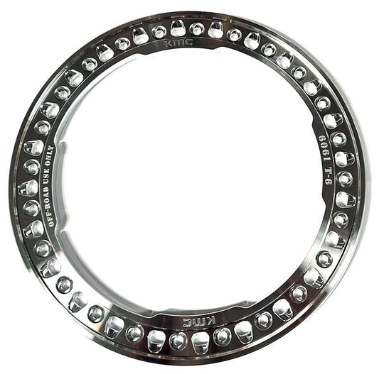 KMC 17" Bead lock ring Slotted & Machined Aluminum