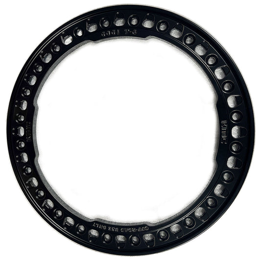 KMC 17" Beadlock Ring Slotted & Satin Black Aluminum