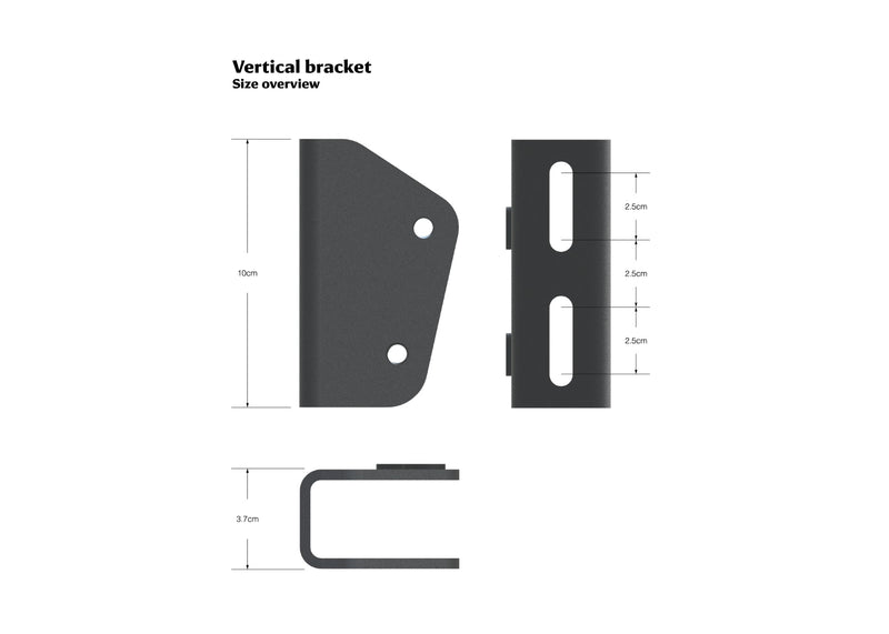 Load image into Gallery viewer, Crosswing Vertical Bracket
