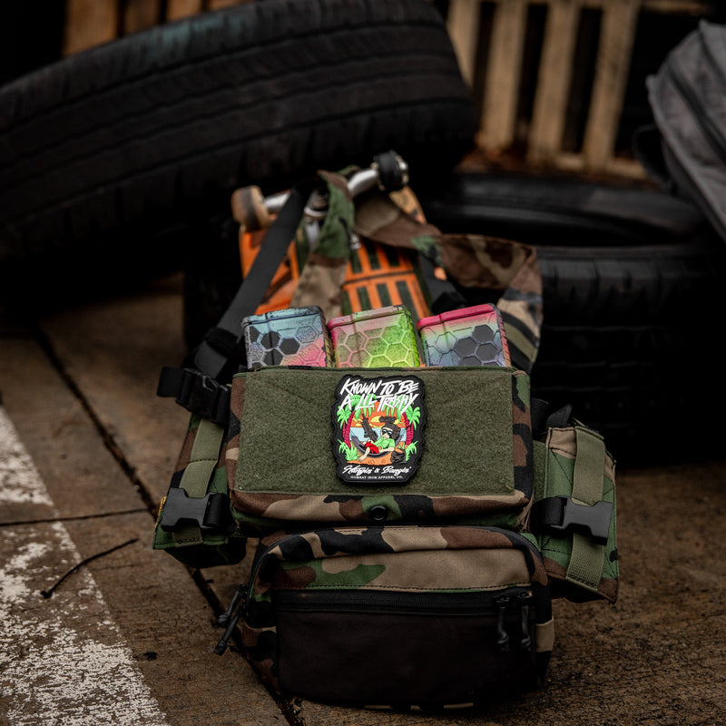 Load image into Gallery viewer, Known To Be A Little Trashy Raccoon PVC Patch
