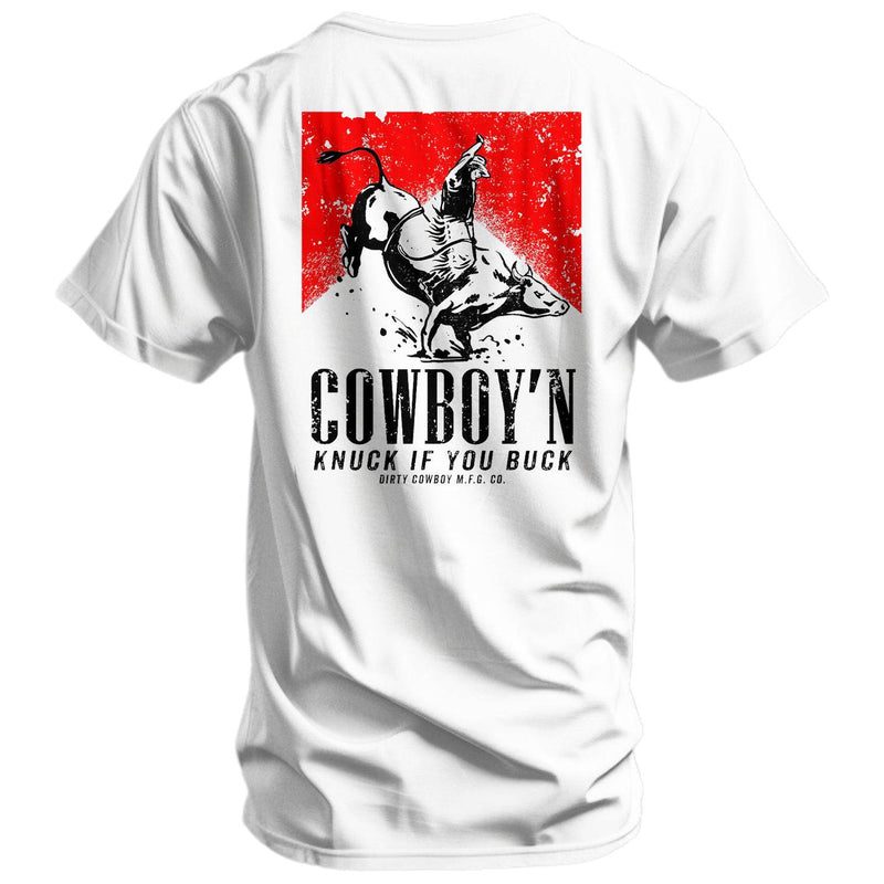 Load image into Gallery viewer, Cowboy&#39;n | Knuck If You Buck Men&#39;s T-Shirt
