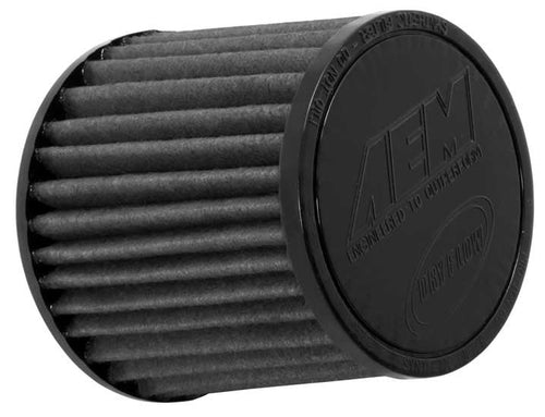 AEM Induction AEM Dryflow 3in. X 5in. (Offset) Round Tapered Air Filter 21-203BF-OS