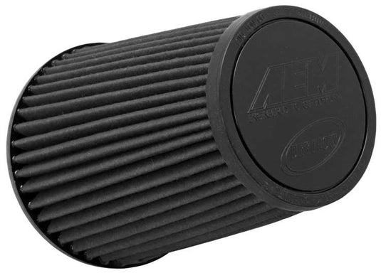 AEM Induction AEM Dryflow Air Filter - Round Tapered 7.5in Base OD x 6in Flange ID x 9.125in H 21-2099BF