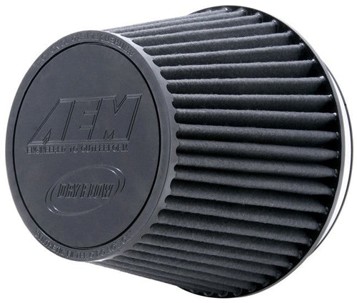 AEM Induction AEM DryFlow Air Filter 7.5in Base OD / 5.125in Top OD / 6in Flange ID / 6.125in Height 21-209DBF