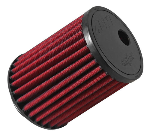 AEM Induction AEM DryFlow Air Filter 3-1/4in Flg / 6-1/16in B-OD / 5-1/4in T-OD / 7-1/8in H w/Hole (Special Order) 21-2113D-HK