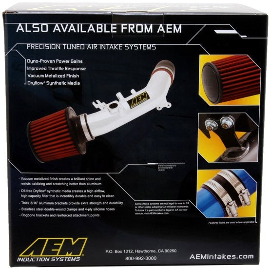 Load image into Gallery viewer, AEM Induction AEM Dual 3in Flange 9in L x 6in W Base 7.75in L x 5in W Top 8.1875in Height DryFlow Air Filter 21-2138DK
